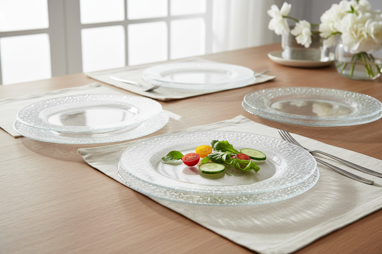 Glass Salad Plates