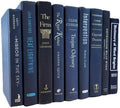 Real Books by Color® (Set of 3, Dark Blue) Decorative Bookshelf Home Decor Shelf Styling Photo Prop