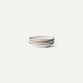 MORA Small Plates Set of 4, 6.5 inch Ceramic Pottery Dessert Plates - Microwave, Oven and Dishwasher Safe - Oat