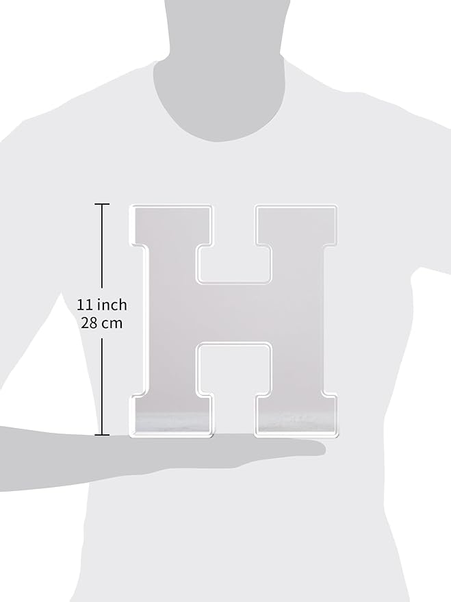 11" Acrylic Letter Charcuterie Tray, Charcuterie Letters Fillable Box for Food, Reusable Serving Cake Candy Dish Display Tray for Birthday Anniversary Party Decoration (Letter V)