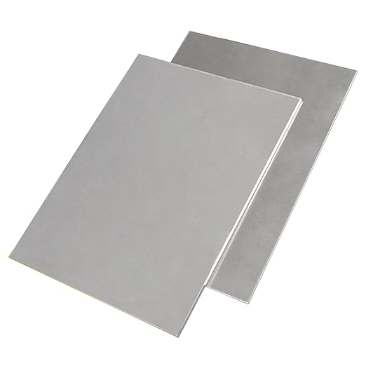 TEN-HIGH 2 Pack 22 Gauge Mild Steel Sheet Metal Plate 12 x 16 Inch Cold Rolled Steel Plate for Professional Industrial Use and DIY Projects - Smooth Surface, Easy to Form and Weld