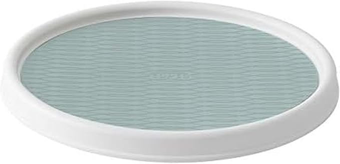 Copco Basics Non-Skid Pantry Cabinet Lazy Susan Turntable, 12-Inch, Blue