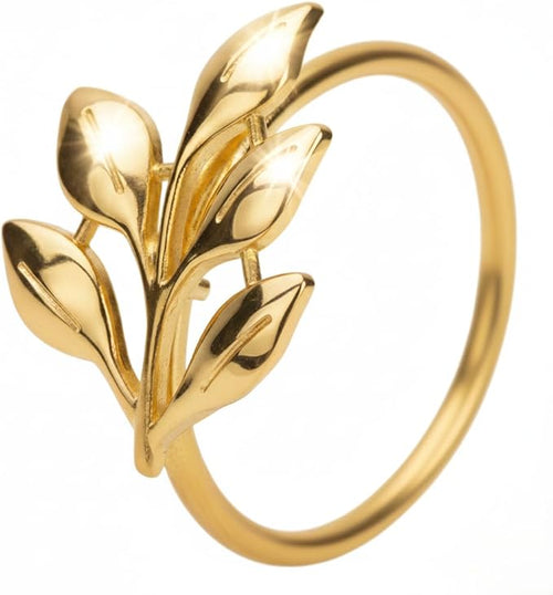100 Pcs Gold Napkin Rings Bulk Delicate Napkin Holder for Dining Wedding Party Banquet Table Decroration Christmas and Daily Use
