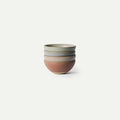 MORA Small Bowls Set of 4, 16oz Ceramic Pottery Dessert Bowls - Microwave, Oven and Dishwasher Safe - Harvest