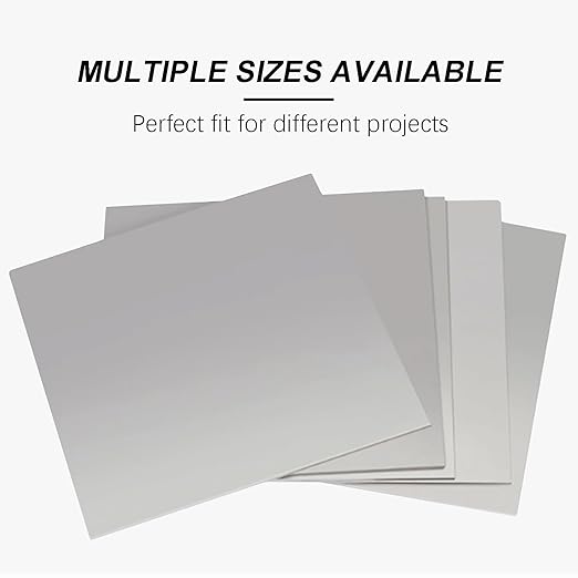 TEN-HIGH 2 Pack 12 Gauge Mild Steel Sheet Metal Plate 12 x 16 Inch Cold Rolled Steel Plate for Professional Industrial Use and DIY Projects - Smooth Surface, Easy to Form and Weld