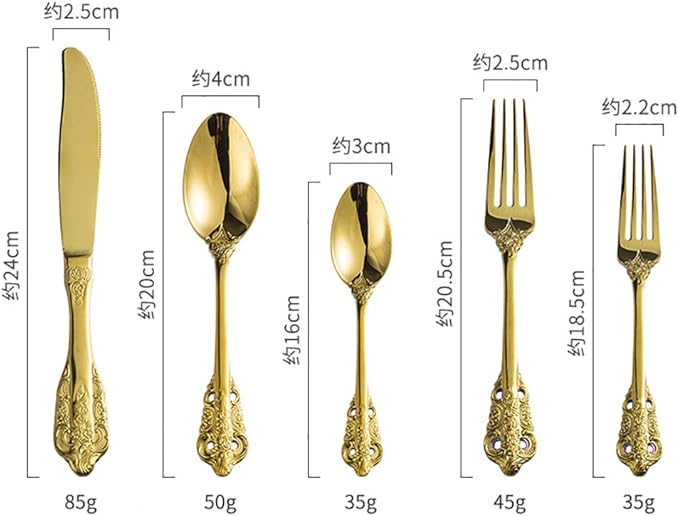 Silverware Set for 12 Premium 18/10 Stainless Steel Flatware Set Palace Style 60 Piece Cutlery Tableware Utensils Embossed Decorative Handle Knives Forks and Spoons for Home Christmas Wedding