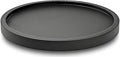 12" Black Bamboo Lazy Susan Organizer Kitchen Turntable for Cabinet Pantry Table Organization