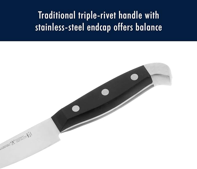 HENCKELS Statement Premium Quality 15-Piece Set with Block, Natural, Razor-Sharp, German Engineered Informed by 100+ Years of Mastery, Lightweight and Strong, Dishwasher Safe