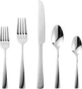 20-Piece Flatware Sets, Silverware Set for 4, Durable Stainless Steel Tableware in Ergonomic Design Size and Weight, Kitchen Utensils Set with Steak Knives, Rust-proof, Dishwasher Safe