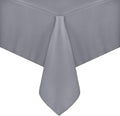 sancua Rectangle Tablecloth - 54 x 120 Inch - Water Resistant Spill Proof Washable Polyester Table Cloth, Decorative Fabric Table Cover for Dining Tables, Buffet Parties and Camping, Light Grey