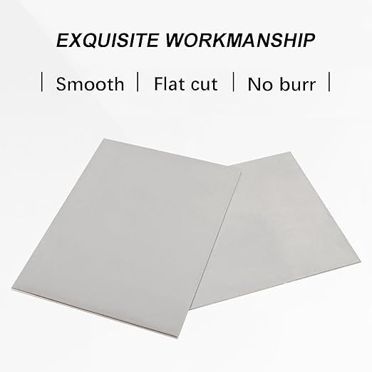 TEN-HIGH 2 Pack 20 Gauge Mild Steel Sheet Metal Plate 12 x 12 Inch Cold Rolled Steel Plate for Professional Industrial Use and DIY Projects - Smooth Surface, Easy to Form and Weld
