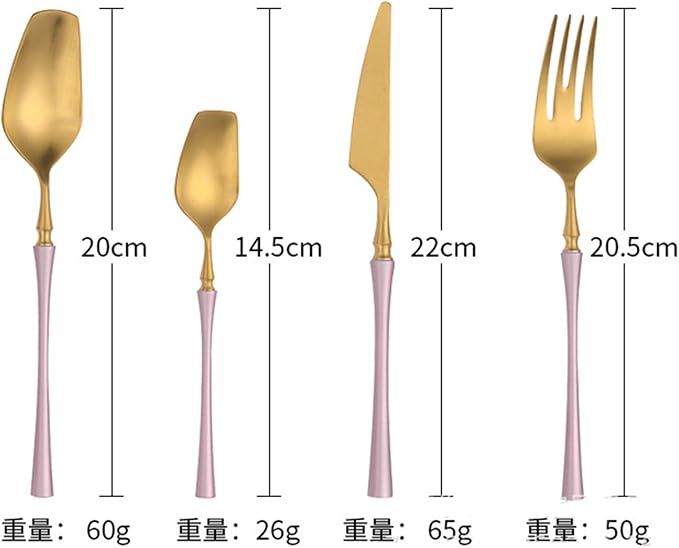 40 Piece Gold Silverware Set for 10，Durable 18/8 Stainless Steel Flatware Set Slim Waist Blue Handle Cutlery Set Utensils Include Spoons Knifes Forks Kitchen Wedding Restaurant