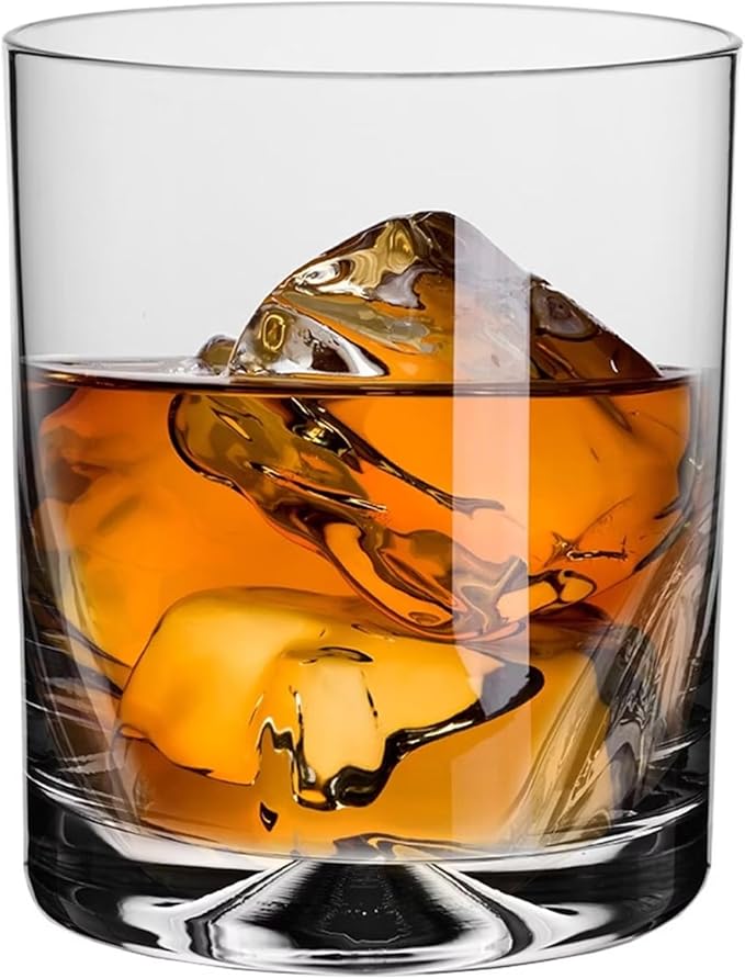 Krosno Whisky Glasses | Set of 6 | 11.8 oz | Mixology Collection | Drinking Glasses Cocktail Glasses | Home, Restaurants and Kitchen Set | Dishwasher Safe Glass Cup