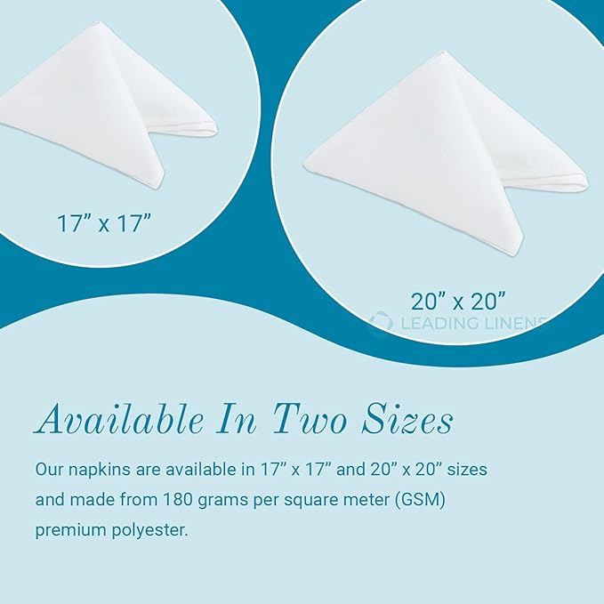 Polyester Cloth Napkins - Washable Soft Table Linens - Durable & Elegant for Dining, Restaurants, Weddings, Events, Rentals, Banquets, & Parties - Premium Quality Set of 250, Purple, 17"x17"
