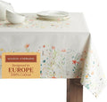 Maison d' Hermine Table Cloth Square Table 100% Cotton 60 x 60 Inches Tablecloth Reusable Decorative for Dining Room Farmhouse Home Valentines Day Decorations Spring Summer - Colmar