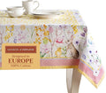 Maison d' Hermine Table Cloth Rectangle Table 100% Cotton 54 x 72 Inches Tablecloth Reusable Decorative for Dining Room Farmhouse Home Valentines Day Decorations Spring Summer - Easter Zest