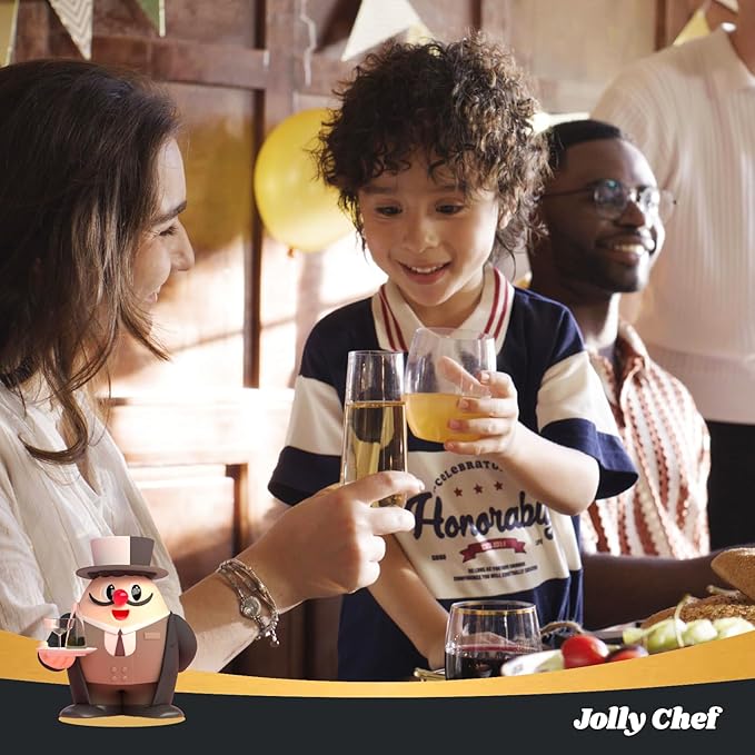 JOLLY CHEF 24 Pack Stemless Plastic Champagne Flutes 9 oz, Crystal Clear Stemless Plastic Toasting Glasses, Clear Disposable Unbreakable Drinkware Ideal for Wedding, Birthday, Party, Christmas