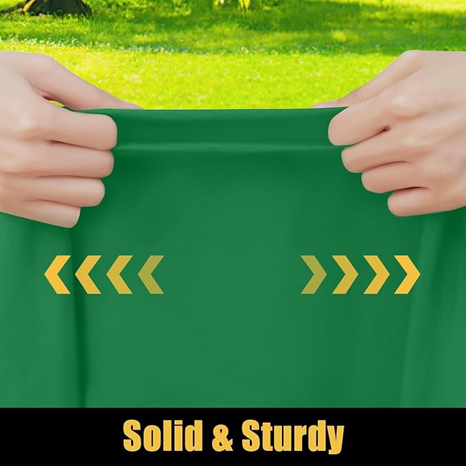 Smiry Rectangle Picnic Table Cloth, Waterproof Elastic Fitted Tablecloths for 6 Foot Tables, Washable Polyester Table Cover for Camping, Indoor and Outdoor (Hunter Green, 30"x72")