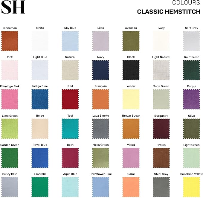 Solino Home Linen Red Table Runner 72 Inches Long - 100% Pure Linen Hemstitch Table Runner 14 x 72 Inch for Dresser, Dining, Valentines, Winter - Classic Hemstitch