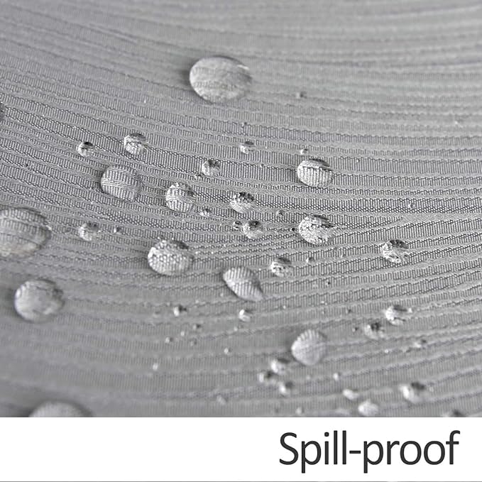 maxmill Jacquard Round Table Cloth Swirl Pattern Waterproof Antiwrinkle Heavy Weight Soft Tablecloths for Circular Table Cover and Kitchen Dinning Tabletop Decoration Round 70 Inch Light Gray
