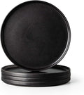 AmorArc Stoneware Dinner Plates Set of 4, 10.5 Inch Reactive Matte Glaze Ceramic Plates Set, Modern Dinnerware Dish set for Kitchen, Microwave, Dishwasher Safe, Scratch Resistant.