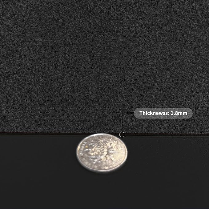 Table Top Cover - 32x72 Inch Waterproof Easy to Clean Can Conceal Flaws Protector The Table Top from Scratches Used for Dining (Black+Black 32x72)