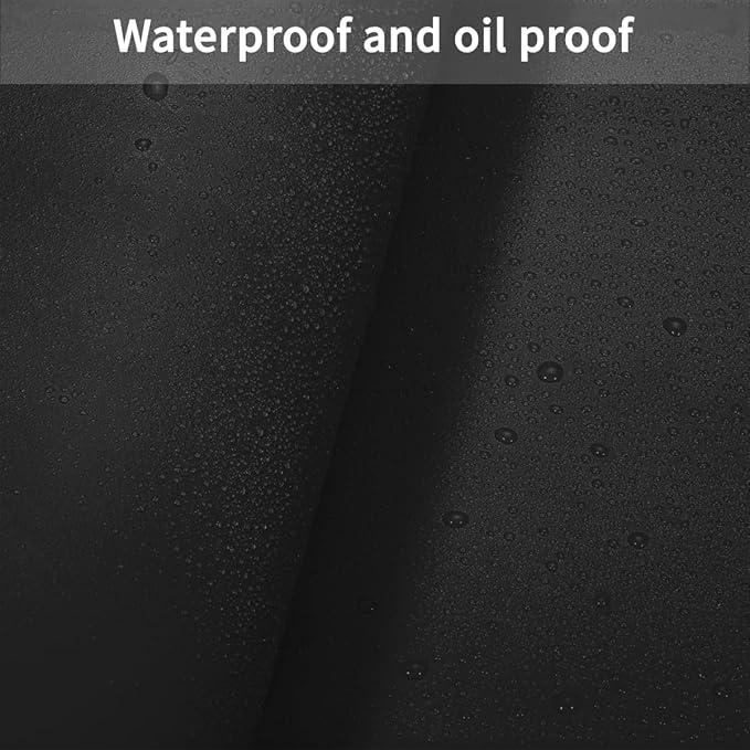 Leather Table Cover,1.8mm Thick,42x96 Inch Table Protector,Table Protector for Dining Room Table,Dining Table Cover,Table Cover Protector.(Black+Black,42x96)
