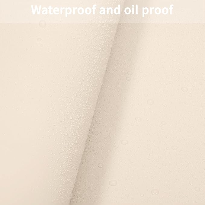 Leather Desk Mat,1.8mm Thick,16x60 Inch Desk Cover,Desk Protector Mat,Dresser Cover Top,Leather Table Cover,Side Table Cover,Office Desk Cover,Office Table Cover(Beige+Light Gray,16x60)