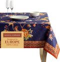 Maison d' Hermine Table Cloth Rectangle Table 100% Cotton 70 x 90 Inches Fall Tablecloth Reusable Everyday Use for Thanksgiving Christmas Decorations Dining Farmhouse Party (Kelim - Infinity)