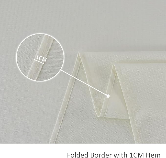 maxmill Square Tablecloth Water Resistance Antiwrinkle Spill Proof Weaved Texture Table Cloth, Decorative Fabric Table Cover for Banquet Parties Event Holiday Dinner, 70 x 70 Inch, Ivory