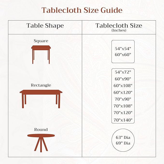 Maison d' Hermine Table Cloth Round Table 100% Cotton 63 Round Inches Tablecloth Reusable Decorative for Dining Room Farmhouse Home Valentines Day Decorations Spring Summer - Printemps