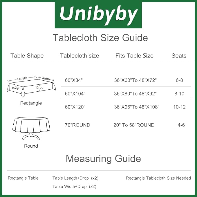St. Patrick's Day Tablecloth, Rectangular 60 x 84, Polyester, Waterproof, Wrinkle Resistant, Heat Stain Resistant, Shamrock Gnome Leprechaun Design, Fits 4-8 People