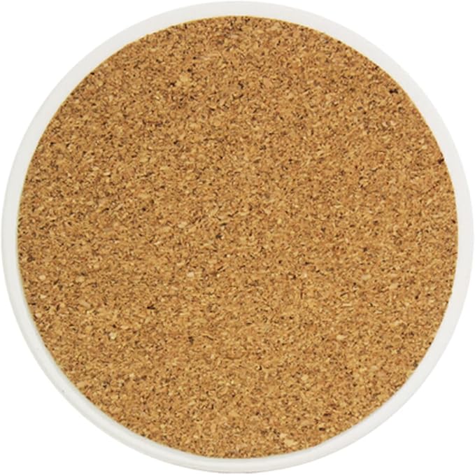 Coasters for Drinks Coaster Drink Set Decorative Coffee Table Desk Cup Mat Spring Cute Cork Bar Backing Round Home Decor Orange Branch Peacock21