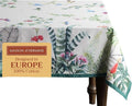 Maison d' Hermine Table Cloth Rectangle Table 100% Cotton 60 x 108 Inches Tablecloth Reusable Decorative for Dining Room Farmhouse Home Valentines Day Decorations Spring Summer - Tropiques
