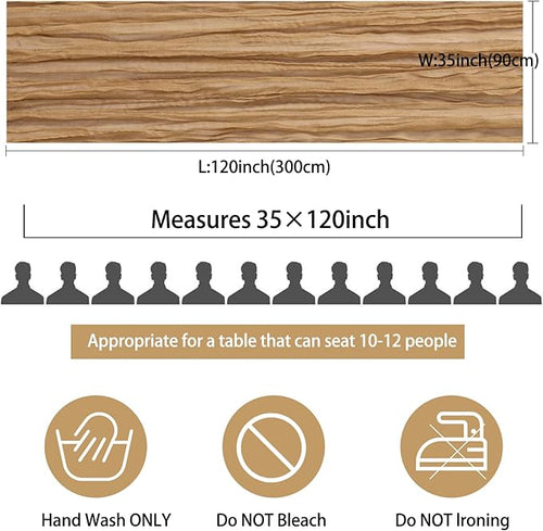 12 Pack 10Ft Cheesecloth Table Runner 35x120 Inch Boho Gauze Table Runner Rustic Cheese Cloth Long Table Runner Romantic Table Runner for Wedding Bridal Shower Birthday Party Table Decor (Nude)