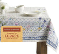 Maison d' Hermine Table Cloth Rectangle Table 100% Cotton 60 x 108 Inches Tablecloth Reusable Decorative for Dining Room Farmhouse Home Valentines Day Decorations Spring Summer - Faience