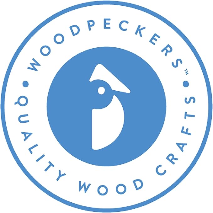 Classic Unfinished Wooden Napkin Rings Set of 12, 1-1/2 inch Wood Napkin Rings for Crafts & Table Decor, by Woodpeckers