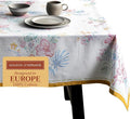 Maison d' Hermine Table Cloth Rectangle Table 100% Cotton 60 x 90 Inches Tablecloth Reusable Decorative for Dining Room Farmhouse Home Valentines Day Decorations Spring Summer - Paradise Island