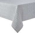 Martha Stewart Honeycomb Modern Farmhouse Tablecloth, Charcoal Grey, 60"x84"