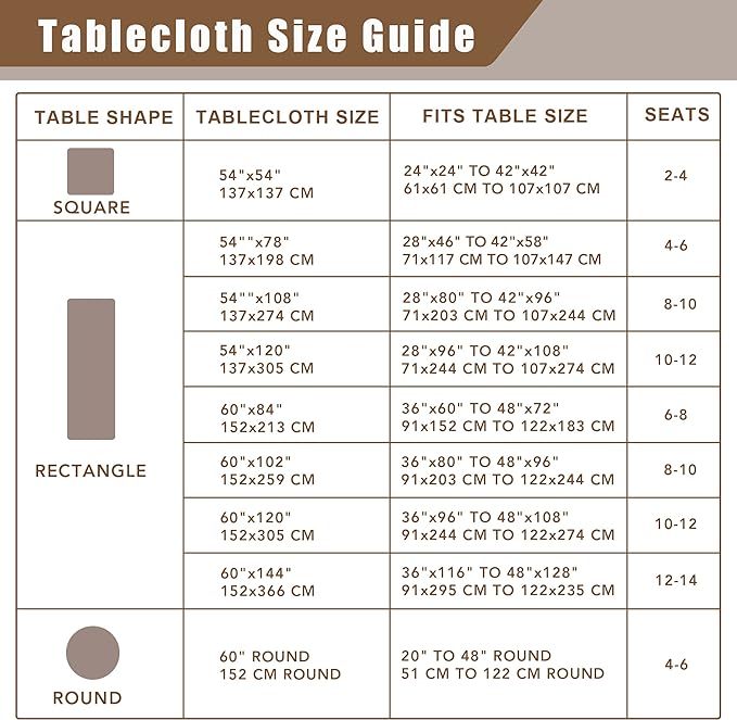 Fitable Faux Linen Round Tablecloths 90 Inch, 6 Pack - Fabric Textured Table Clothes for Round Folding Tables, Washable Neutral Table Covers for Wedding, Party, Banquet, Birthday, White