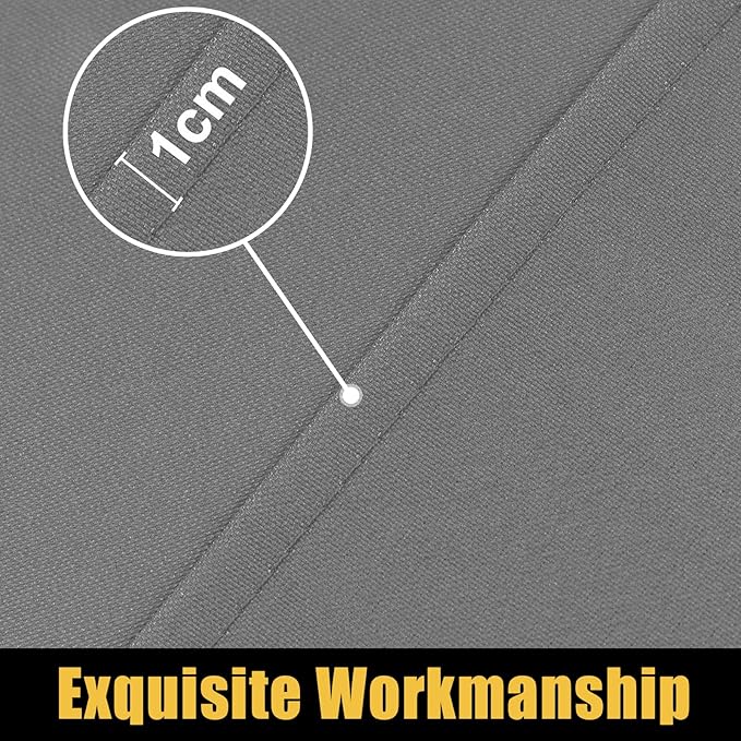 Smiry Rectangle Picnic Table Cloth, Waterproof Elastic Fitted Tablecloths for 4 Foot Tables, Washable Polyester Table Cover for Camping, Indoor and Outdoor (Grey, 30"x48")
