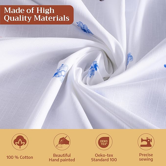 Maison d' Hermine Table Cloth Rectangle Table 100% Cotton 70 x 90 Inches Tablecloth Reusable Decorative for Dining Room Farmhouse Home Valentines Day Decorations Spring Summer - Amsterdam Canals
