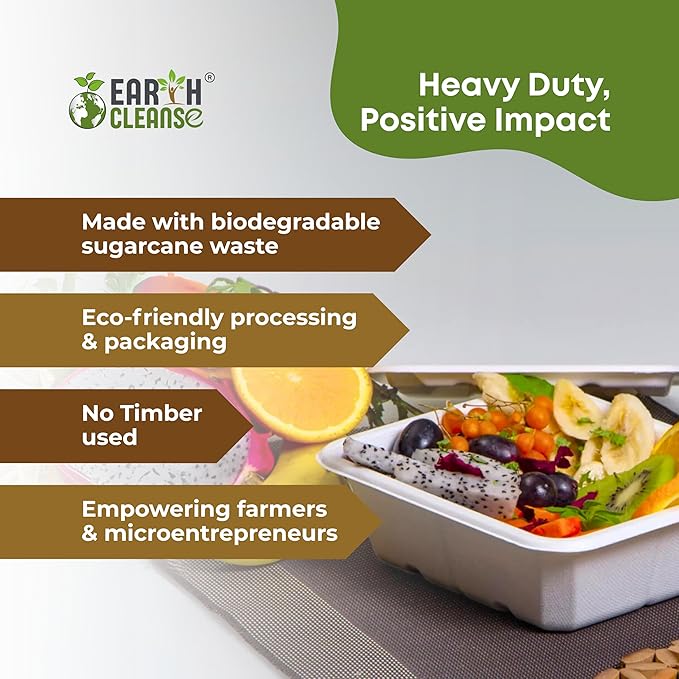 6 oz Paper Bowls [150 Pack] – Heavy-Duty Disposable Sugarcane Bowls, Made from Bagasse, Microwave & Leak-Resistant – Great for Cereal, Salad, Snacks, and Soups