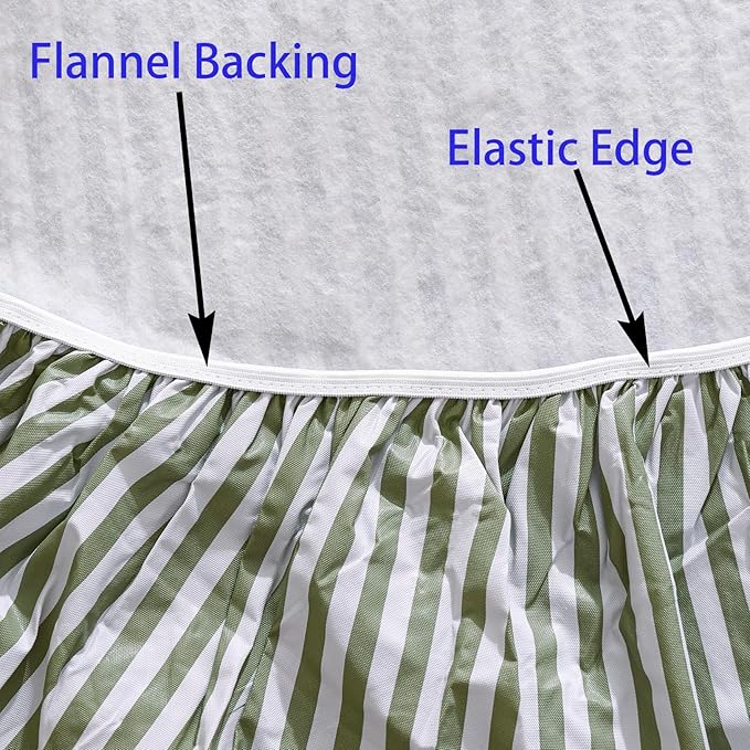 Walrus Round Vinyl Fitted Tablecloth with Flannel Backing Elastic Edge Design Table Cover Waterproof Oil-Proof PVC Table Cloth Stain-Resistant Best for 32"-36" Round