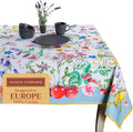 Maison d' Hermine Table Cloth Rectangle Table 100% Cotton 60 x 108 Inches Tablecloth Reusable Decorative for Dining Room Farmhouse Home Valentines Day Decorations Spring Summer - Giverny