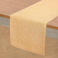 Solino Home Linen Small Table Runner 48 Inches - Athena, 100% Pure Linen Golden Nugget Table Runner 14 x 48 Inch Ideal for Dresser and Coffee Tables, Spring, Easter