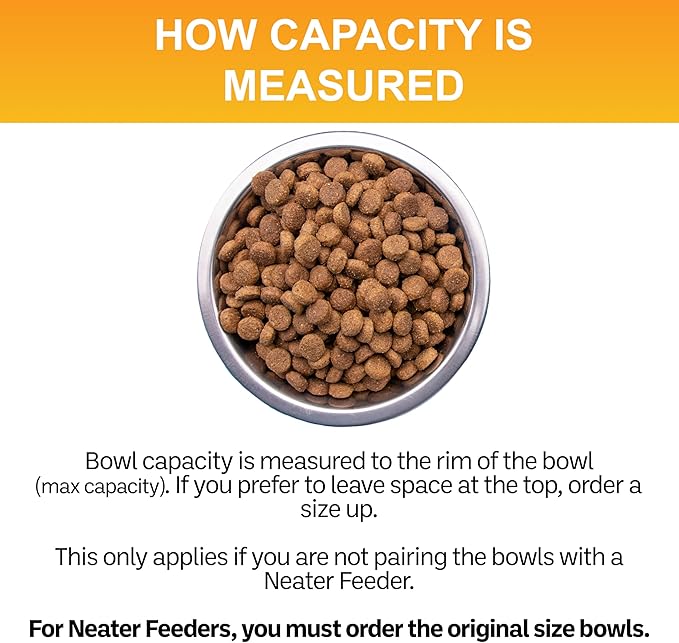 Neater Pet Brands 12 Cup (96 oz.) Stainless Steel Dog Bowls, 1 Single Large Dog Water Bowl or Food Bowl for Indoors or Outdoors, Metal Bowls for Large Breed, Dishwasher Safe Dish for Extra Big Dogs
