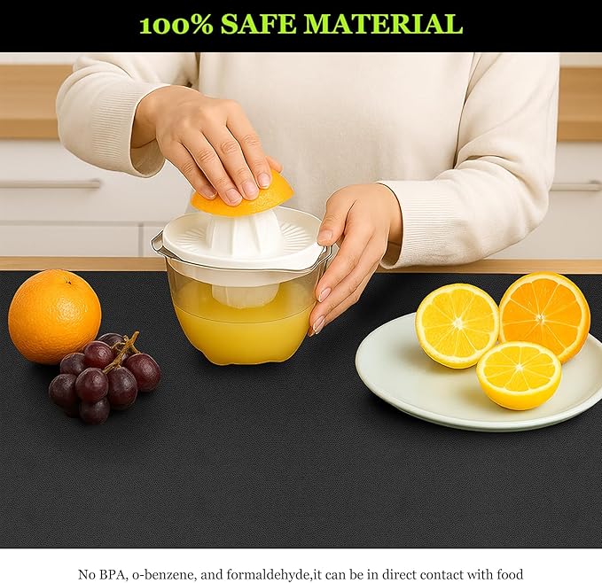 Warmstar Leather Table Cover 18 x48 Inch, 1.8MM Thick PVC Table Protector Waterproof, Desk Cover Protector Non-Slip Table Pad for Kitchen, Dresser, Gaming Desk,Dining Room Table