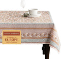 Maison d' Hermine Table Cloth Square Table 100% Cotton 54 x 54 Inches Fall Tablecloth Reusable Everyday Use for Thanksgiving Christmas Decorations Dining Farmhouse Party (Nila)