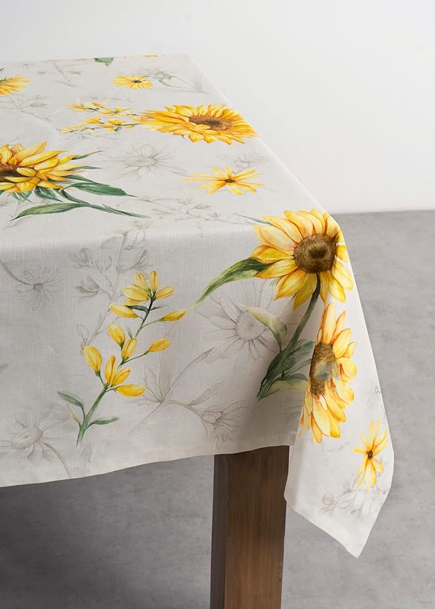 Maison d' Hermine Table Cloth Rectangle Table 100% Cotton 70 x 90 Inches Tablecloth Reusable Decorative for Dining Room Farmhouse Home Valentines Day Decorations Spring Summer - Candice